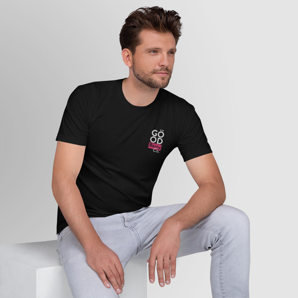 Göod Berry Co. Unisex Embroidered T-Shirt | American Apparel 2001W